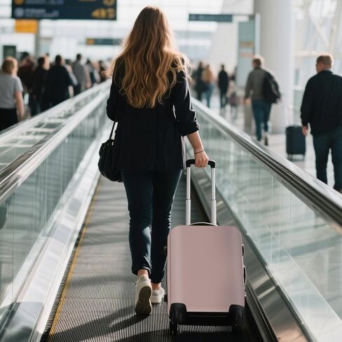 غطاء أمتعة السفر WUJIAONIAO من الألياف اللدنة وأغطية الأمتعة القابلة للغسل (L (للأمتعة مقاس 25-28 بوصة)، Go Travel) in Kuwait