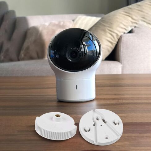 لقاعدة كاميرا الأمان eufy المتوافقة مع جهاز مراقبة الأطفال SpaceView Pro، ملحق تثبيت بلاستيكي ثابت لإعداد مراقبة موثوق، عبوة من قطعتين in Kuwait