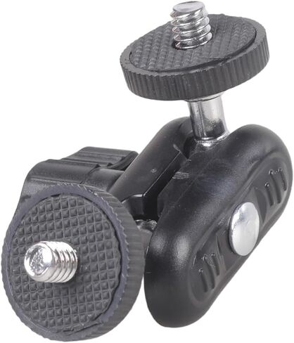 2 Pieces Ballhead Clamp Clip Flexible Magical Arms with 1 / 4inch Male Thread Adapter for Camera Monitor Light Stand Double Ball Head Conjuring Arm in Kuwait