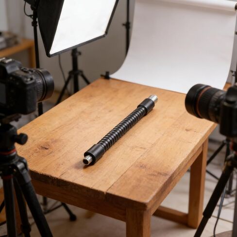 المتانة مرنة معقوفة أنابيب 150 مللي متر 1/4 إلى 3/8 تحويل مسامير قضيب ل Monopod استقبال ضوء حامل الرابط in Kuwait