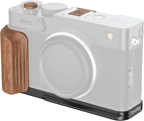 حامل مقبض SMALLRIG X-E5 من خشب الورد على شكل حرف L لـ FUJIFILM X-E5، مقبض جانبي على الطراز القديم مع زر مصراع وغطاء حذاء ساخن، لوحة تحرير سريعة لحوامل Arca الثلاثية-5984 in Kuwait