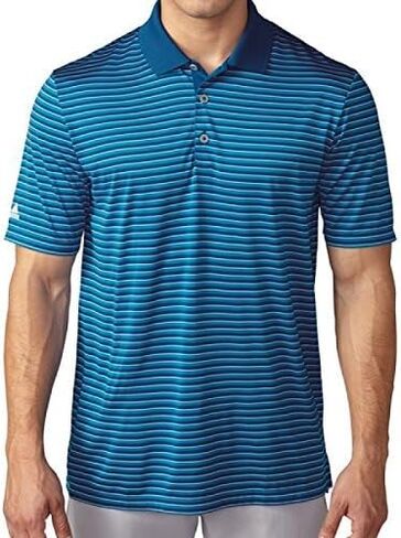 adidas Golf Men's Golf Performance 3-Color Stripe Polo Shirt in Saudi Arabia