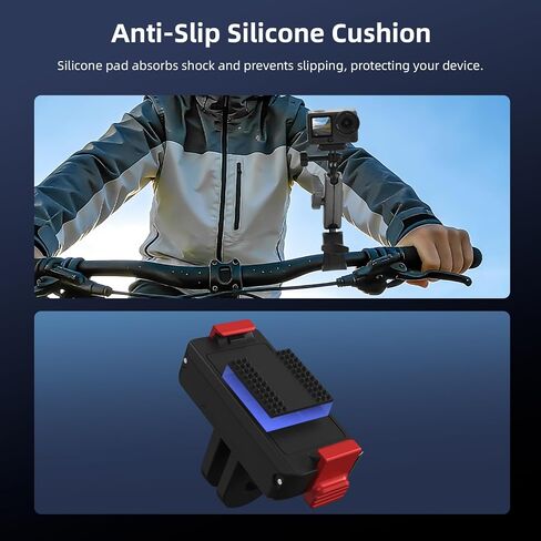 BRDRC 2 Pack Action 6 محول مغناطيسي سريع التحرير لـ DJI Nano، قاعدة توسيع مع محول Go Pro متوافق مع ملحقات DJI Osmo Nano/Action 6 in Kuwait