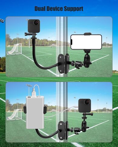 ترقية حامل السياج المغناطيسي المناسب لـ GoPro Mevo Start iPhone وInsta 360، حامل سياج مغناطيسي مرن مناسب لتسجيل البيسبول وألعاب التنس ولجميع الأسطح الحديدية in Kuwait