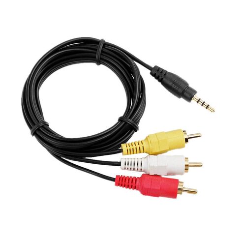 MaxLLTo 3RCA AV A/V وصلة كابل التلفزيون الرصاص لسوني هاندي كام كاميرا الفيديو CCD-TRV418 CCD-TRV338 CCD-TRV48 e CCD-SC55 e in Kuwait