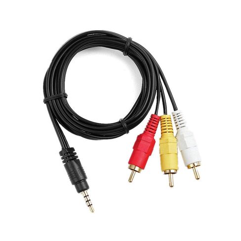 MaxLLTo 3RCA AV A/V وصلة كابل التلفزيون الرصاص لسوني هاندي كام كاميرا الفيديو CCD-TRV418 CCD-TRV338 CCD-TRV48 e CCD-SC55 e in Kuwait