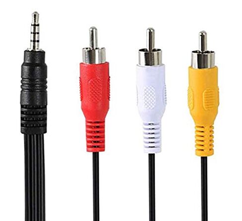 MaxLLTo 3RCA AV A/V وصلة كابل التلفزيون الرصاص لسوني هاندي كام كاميرا الفيديو CCD-TRV418 CCD-TRV338 CCD-TRV48 e CCD-SC55 e in Kuwait