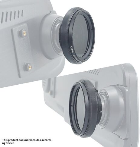 CPL Filter for Dash Cam Universal Sleeve Telescopic Lens Circular Polarizer Lens Minimizer Glare and Reflective Reduction in Kuwait