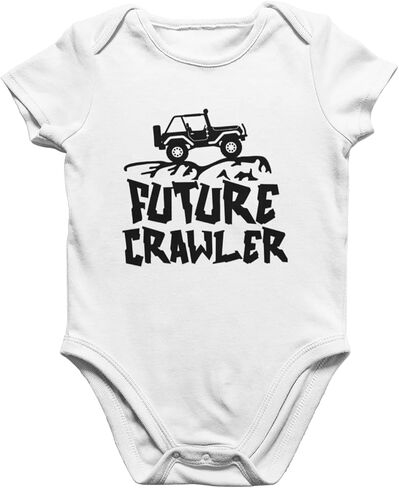 بدلة الأطفال Freedomtees Future Crawler - ملابس سيارات الدفع الرباعي للطرق الوعرة للأولاد والبنات - هدية 4x4 للأب أو الأم المغامرة in Kuwait