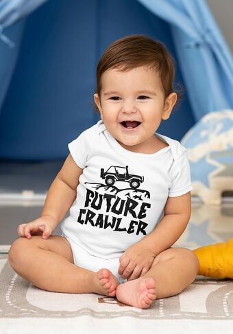 بدلة الأطفال Freedomtees Future Crawler - ملابس سيارات الدفع الرباعي للطرق الوعرة للأولاد والبنات - هدية 4x4 للأب أو الأم المغامرة in Kuwait