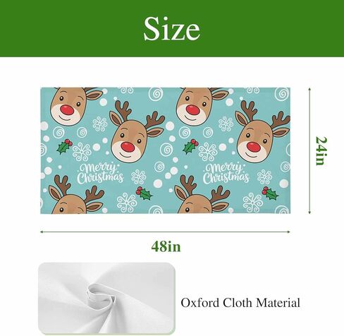 Christmas Blue Fluorescent Light Covers for Ceiling Lights 4x2 feet,1 Pack Magnetic Light Filters for Classroom,Xmas Cute Elk Winter Leaves Cartoon Snowflake Fluorescent Lamp Shade Panel for Office in Saudi Arabia