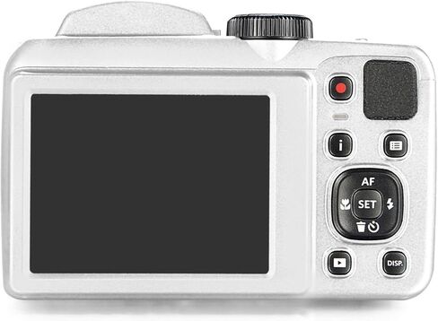 كاميرا رقمية Kodak PIXPRO AZ252 Astro Zoom 16 ميجابكسل (أبيض) مع بطاقة SD وحقيبة سعة 32 جيجابايت (3 عناصر) in Kuwait