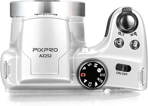 كاميرا رقمية Kodak PIXPRO AZ252 Astro Zoom 16 ميجابكسل (أبيض) مع بطاقة SD وحقيبة سعة 32 جيجابايت (3 عناصر) in Kuwait