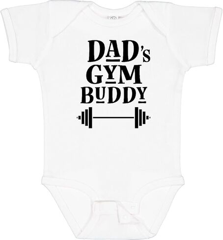 بدلة رياضية للأطفال من Inktastic Dad's Gym Buddy Childs in Kuwait