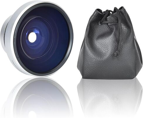 عدسة إضافية فضية قوية 37 مم 0.25X Super Fisheye لعدسات الكاميرا ذات العيار 37 مم، عدسة التصوير الفوتوغرافي للكاميرا، هي لعدسة الكاميرا الافتراضية in Kuwait