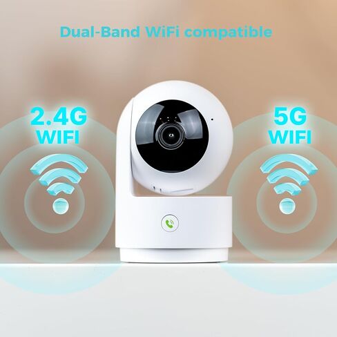 SOVMIKU Vicohome 2K جرس باب ذكي بالفيديو وكاميرا داخلية 5G Wi-Fi، كاميرا أمان لاسلكية للمنزل، إنذار مسموع، سهل الإعداد، اكتشاف الإنسان، صوت ثنائي الاتجاه، خطة رعاية لمدة 180 يومًا in Kuwait