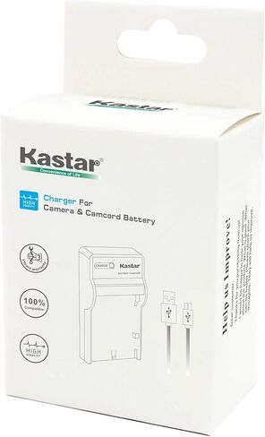 حزمة واحدة من بطارية Kastar وشاحن USB نحيف متوافق مع Nikon EN-EL15، EN-EL15a، EN-EL15e، MH-25، MH-25A، D850، D800، Z6، Z7، Z7Q3 in Kuwait