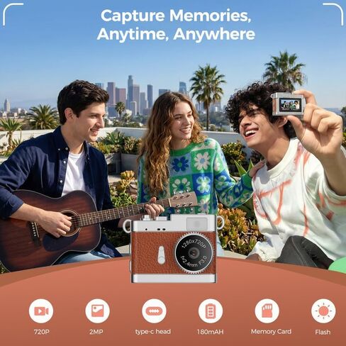 Cute Basic On-the-Go Recorder, Pink Compact Wearable Pendant Camera for Daily Lovely Use in Saudi Arabia