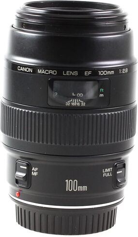 عدسة Canon Macro EF 100mm F2.8 كاملة الإطار - لكاميرات EOS الرقمية وكاميرات الأفلام (متجددة) in Kuwait