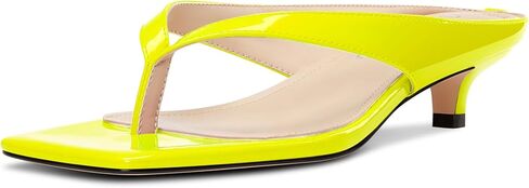 TNYNFBEB Womens Low Kitten Heel Flip Flops Heel Open Toe Thong Sandals Mules Shoes Slingback Prom Party Dress Basic Classic 1.4 Inches Heels in Kuwait