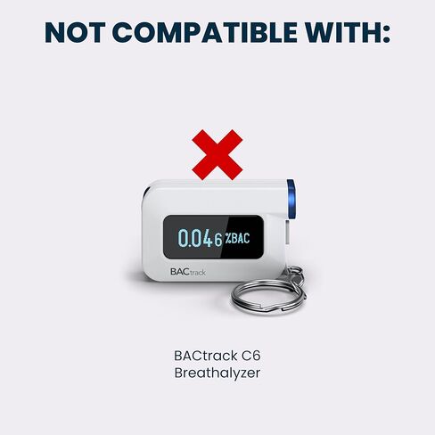 قطع الفم لسلسلة مفاتيح BACtrack (20 قطعة) | متوافق مع سلسلة مفاتيح BACtrack وGo وVio وT60 لأجهزة اختبار الكحول في التنفس | غير متوافق مع أجهزة قياس التنفس BACtrack C6 وC8 in Saudi Arabia