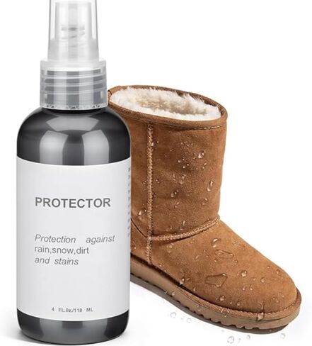 Suede Shoe Protector Spray, Shoe Spray for Suede, Sheepskin, Nubuck, Boots - Breathable Rain & Stain Long-Lasting Protection in Saudi Arabia