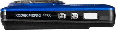 كاميرا كوداك PIXPRO FZ55 الرقمية (أزرق) | مستشعر 16 ميجابكسل، تكبير بصري 5X، عدسة واسعة الزاوية 28 ملم وفيديو عالي الدقة | رائعة للسفر والتصوير الفوتوغرافي للمبتدئين (FZ55BL) + بطاقة سعة 32 جيجابايت + حافظة + قطعة قماش للتنظيف in Kuwait