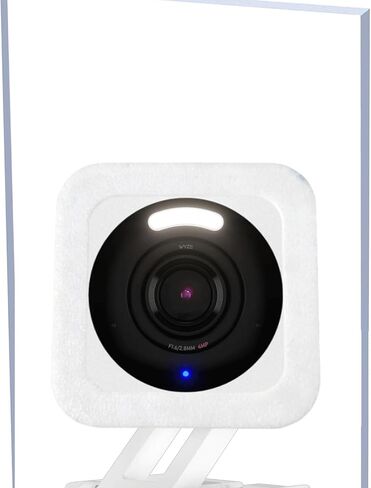 قطعتان من حامل نافذة كاميرا الأمان متوافق مع Wyze Cam V4/V3، لا يتطلب تركيب مثقاب ولا مسامير - ليس للجزء المزدوج أو الزجاج المصنفر in Kuwait