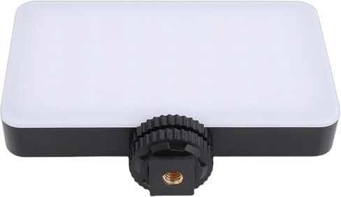 ضوء كاميرا LED، 138 CRI 85+ خرزة 700 لوكس سطوع درجة حرارة اللون المزدوج 2700-6500 كلفن، أضواء تصوير فوتوغرافي، ضوء تسجيل فيديو مع بطارية قابلة لإعادة الشحن 1800 مللي أمبير في الساعة، مثالية لـ in Kuwait