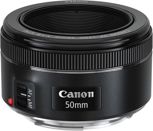 عدسة Canon EF 50 مم f/1.8 STM لكاميرات Canon EF-Mount APS-C DSLR + حافظة عدسة + 3 فلاتر للكمبيوتر الشخصي + غطاء محرك السيارة + منفاخ غبار + قلم فرشاة مستشعر + حافظة غطاء + المزيد (حزمة مكونة من 12 قطعة) (متجددة) in Kuwait
