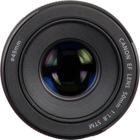 عدسة Canon EF 50 مم f/1.8 STM لكاميرات Canon EF-Mount APS-C DSLR + حافظة عدسة + 3 فلاتر للكمبيوتر الشخصي + غطاء محرك السيارة + منفاخ غبار + قلم فرشاة مستشعر + حافظة غطاء + المزيد (حزمة مكونة من 12 قطعة) (متجددة) in Kuwait