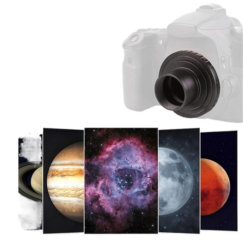 Full Metal 1.25" Telescope T2 Adapter Ring for DSLR Cameras, for(for Pentax Pk) in Kuwait
