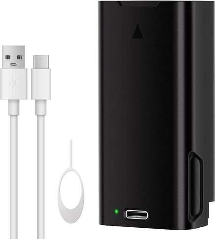 بطارية Fulpower 1-Pack 7000mAh عالية السعة قابلة لإعادة الشحن متوافقة مع eufy Security Video Doorbell E340، تصميم سريع التحرير، مع كابل شحن USB-C in Saudi Arabia
