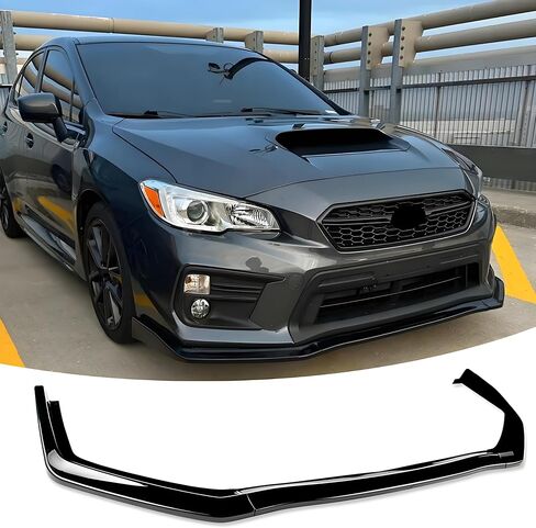 مفسد شفة الأمامي الشفاه الأمامية لصالح Subaru WRX STI/Base/Premium/Limited Sedan 2015-2021 ، 15 16 17 18 19 20 21 Gloss Black 3PCS Accessories Air Chin Body Kit in Kuwait
