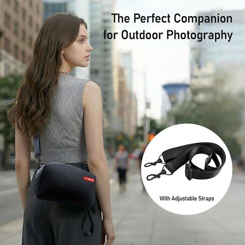 CYNOVA Carrying Case for DJI Osmo Pocket 4 Accessories, Portable Travel Storage Bag with Shoulder Strap, Large Capacity DJI Pocket 4 Protective Case Compatible with Pocket 4/3 / Xtra Muse Camera in Kuwait