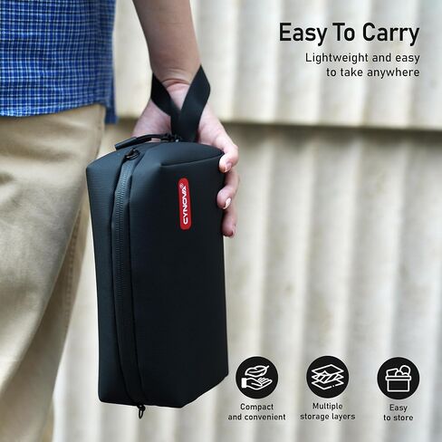 CYNOVA Carrying Case for DJI Osmo Pocket 4 Accessories, Portable Travel Storage Bag with Shoulder Strap, Large Capacity DJI Pocket 4 Protective Case Compatible with Pocket 4/3 / Xtra Muse Camera in Kuwait