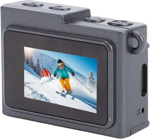 Tbest Retro Small Camera 1080P Video 8.6MP HD Portable for School Travel (Grey) in Saudi Arabia