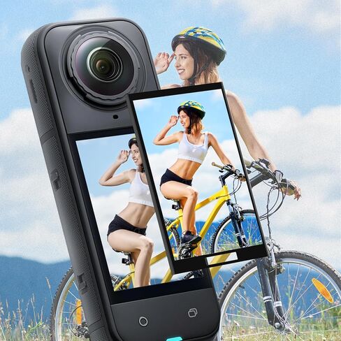 واقي شاشة متوافق مع Insta 360 X5، 3 عبوات من الأفلام الناعمة البديلة بصلابة 9H، أفلام مضادة لبصمات الأصابع ومضادة للوهج in Kuwait