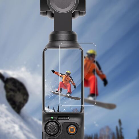 واقي شاشة متوافق مع DJI OSMO POCKET 3، 6 عبوات بديلة من الزجاج المقوى بصلابة 9H، شاشة مضادة لبصمات الأصابع + أفلام كاميرا مضادة للوهج in Kuwait