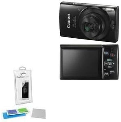 واقي شاشة BoxWave متوافق مع Canon Powershot ELPH 190 - زجاج ClearTouch، حماية شاشة من الزجاج المقوى 9H in Kuwait