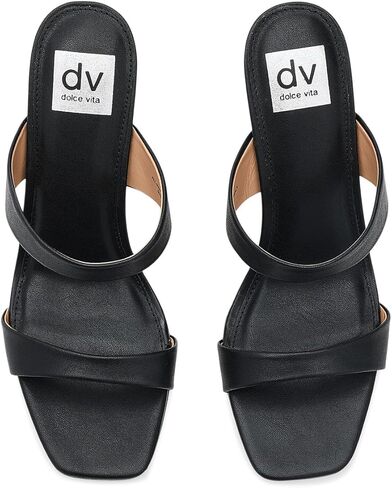 صندل نسائي بكعب Veniss من Dolce Vita DV، أسود، 6 in Kuwait