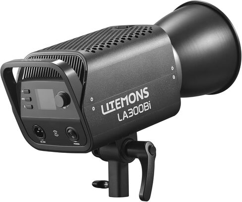 Godox Litemons LA300Bi 330W Bi-Color LED Monolight (Black) – 2800–6500K, CRI 95/TLCI 94, Bowens S-Mount, NFC & Bluetooth Control, Special Effects, Studio & Location Ready in Kuwait
