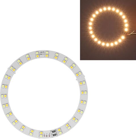 لوحة إضاءة حلقة 50 خرزة مصباح من Rengue، لوحة إضاءة حلقة LED 10 وات مع إضاءة باردة ودافئة بلونين، تعمل بمنفذ USB للإضاءة اليومية in Kuwait