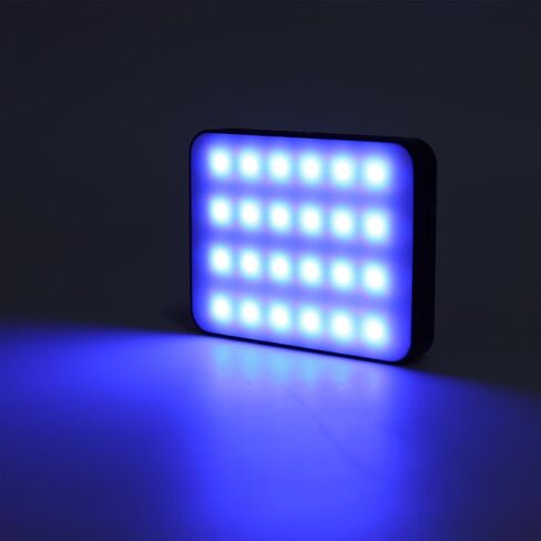 Buachois مصباح فيديو LED مغناطيسي، ضوء RGB يدور 360 درجة مع بطارية 2000 مللي أمبير في الساعة لعقد مؤتمرات الفيديو والبث المباشر لصور السيلفي in Kuwait
