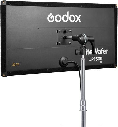 لوحة إضاءة Godox LiteWafer UP150R RGB LED، 180 وات 1800-10000 كلفن إضاءة استوديو RGBW كاملة مع مخرج 20,400 لوكس، تحكم في التطبيق/DMX، حامل سريع التحرير، صندوق ناعم ومجموعة أدوات التحكم in Kuwait