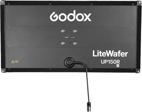 لوحة إضاءة Godox LiteWafer UP150R RGB LED، 180 وات 1800-10000 كلفن إضاءة استوديو RGBW كاملة مع مخرج 20,400 لوكس، تحكم في التطبيق/DMX، حامل سريع التحرير، صندوق ناعم ومجموعة أدوات التحكم in Kuwait