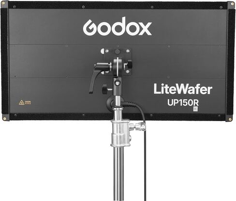 لوحة إضاءة Godox LiteWafer UP150R RGB LED، 180 وات 1800-10000 كلفن إضاءة استوديو RGBW كاملة مع مخرج 20,400 لوكس، تحكم في التطبيق/DMX، حامل سريع التحرير، صندوق ناعم ومجموعة أدوات التحكم in Kuwait