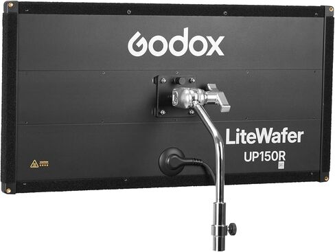لوحة إضاءة Godox LiteWafer UP150R RGB LED، 180 وات 1800-10000 كلفن إضاءة استوديو RGBW كاملة مع مخرج 20,400 لوكس، تحكم في التطبيق/DMX، حامل سريع التحرير، صندوق ناعم ومجموعة أدوات التحكم in Kuwait
