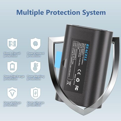 حزمة بطارية إضافية للكاميرا الخارجية لكاميرات الأمان اللاسلكية الخارجية SimpliSafe، بطارية BAT1 بقدرة 7000 مللي أمبير في الساعة مع كابل شحن من النوع C، حزمة واحدة in Kuwait