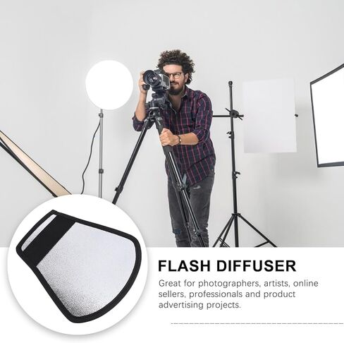 مجموعة ناشر عاكس فلاش الكاميرا من Operitacx مكونة من 4 قطع عاكس ضوء ناعم لإضاءة DSLR Speedlight للاستوديو والاستخدام الخارجي in Kuwait